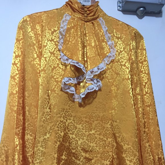 VINTAGE TURTLENECK BLOUSES SIZE L - Picture 5 of 7